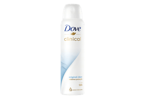 Desodorante Feminino Dove Clinical original clean, aerossol 1 unidades