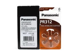 Bateria Auditiva Panasonic  R. PR312H 6  Unidades