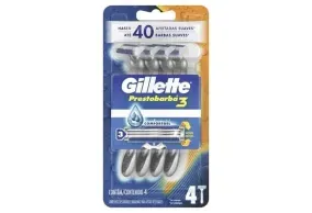 Aparelho para Barbear Gillette Prestobarba 3 4 unidades