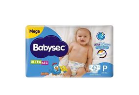 Fralda Babysec Ultra Sec Galinha Pintadinha P Mega 42 unidades