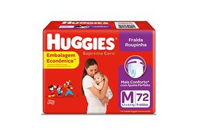 Fralda Roupinha Huggies Supreme Care Disney Baby M 72 unidades