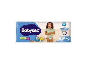 Fralda Babysec Ultra Sec Galinha Pintadinha XG 30 unidades