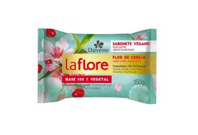 Sabonete Barra Vegetal Flor de Cereja La Flore 150g