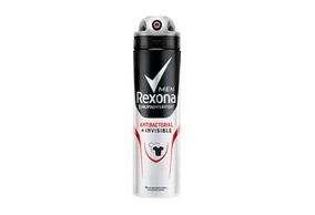 Desodorante Aerosol Rexona Masculino Antibacteriano Invisible 90g