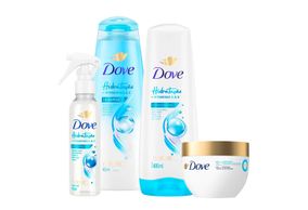 Kit Dove Hidratação + Vitaminas A e E