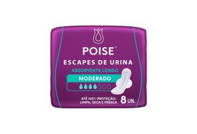 Absorvente para Escapes de Urina Poise Longo Moderado 8un