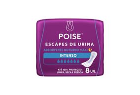 Absorvente para Escapes de Urina Poise Noturno Maxi 8un