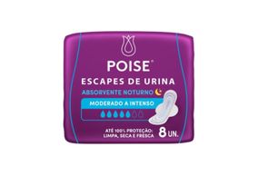 Absorvente para Escapes de Urina Poise Noturno Moderado 8un