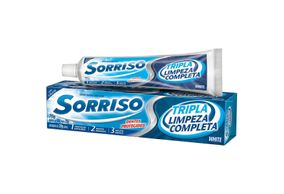 Creme Dental Sorriso Tripla Limpeza Completa 70g