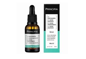 Sérum 5% Niacinamida, 4% Àcido Glicólico, 3% Àcido tranexâmico e 2% Àcido Salicílico Principa MIX-01
