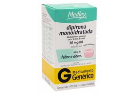 Dipirona Sodica 50Mg/Ml Solucao Oral 100Ml Medley