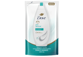 Refil Sabonete Líquido Dove Pele Sensível com Glicerina 200ml
