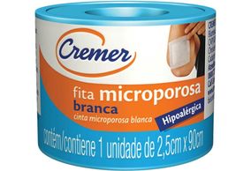 Fita Microporosa Cremer Branca 2,5Cmx90M