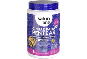 Creme Para Pentear Salon Line Nutrição Reparadora Cachos 1kg