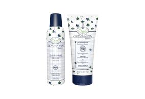 Kit Beleza Giovanna Baby Desodorante Aerossol Blueberry 150ml + Giovanna Baby Loção Hidratante Desodorante Blueberry 200ml