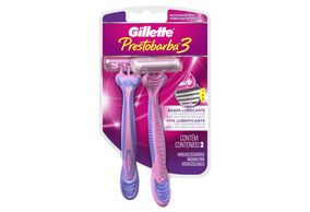 Aparelho De Depilação Gillette Prestobarba 3 Feminino com 2 unidades