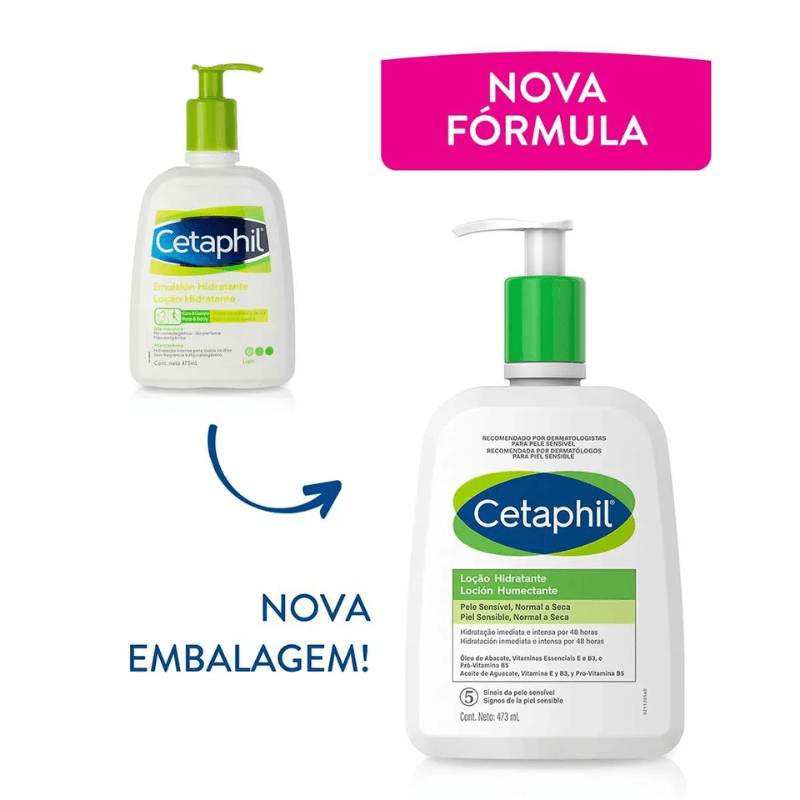 Loção Hidratante Cetaphil Corpo e Rosto 473ml
