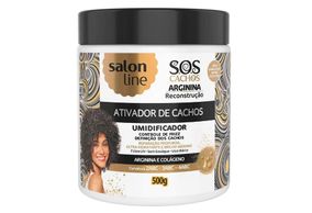 Ativador De Cachos Salon Line Sos Reconstrução Arginina E Colágeno 500G
