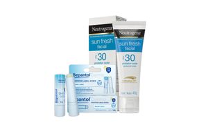 Kit Facial NEUTROGENA SUN FRESH® Facial FPS 30 40g + Bepantol® Derma Regenerador Labial 7,5ml
