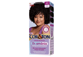 Tintura Cor&Ton Niely 0% Amônia 2.0 Preto