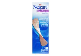 Curativo Nexcare Superflexivel com 10 unidades