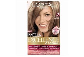 Tintura Imedia Coloração Creme Louro Natural 7