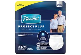Roupa Íntima Plenitud Protect Plus G/XG Com 8 unidades
