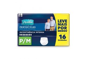 Roupa Íntima Descartável Plenitud Protect Plus P/M com 16 unidades