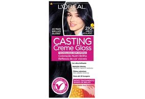 Tintura L'Oréal Paris Casting Creme Gloss 210 Preto Azulado
