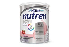 Nutren Active Suplemento Alimentar Morango Lata com 400G