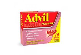 Analgésico Advil Mulher 400Mg 10 capsulas Líquidas