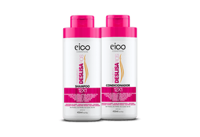 Kit Eico Shampoo+Condicionador Deslisa Fios 450ml