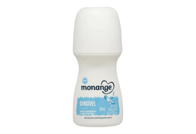 Desodorante Antitranspirante Roll-On Monange Sensível Feminino 48h 50ml