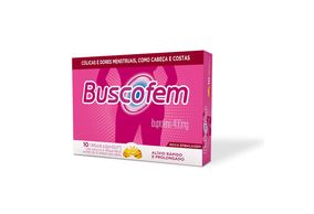 Buscofem 400mg com 10 capsulas Líquidas