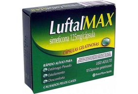 Luftal Gel Caps 125mg com 10 Cápsulas