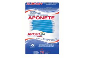 Hastes Flexíveis Cotonetes Aponete com 75 unidades