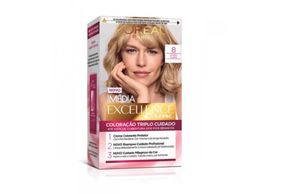 Tintura Imedia Coloração Creme Louro Claro 8