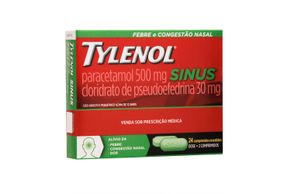 Tylenol Sinus Com 24 comprimidos