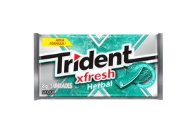 Trident Fresh Herbal com 5 unidades