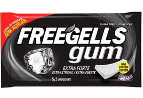 Chiclete Freegells Gum Extra Forte 8,5g