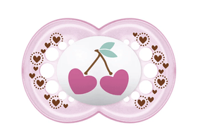 Chupeta Mam Original Night Coleção Trends 6+ meses Rosa Tamanho 2 (Diversas Estampas)