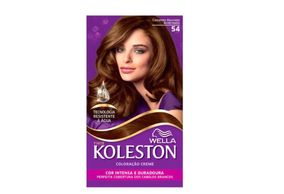 Tintura Koleston Castanho Dourado Acobreado 54