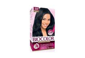 Biocolor Tinta de Cabelo Coloração Creme - 2.0 Preto Azulado