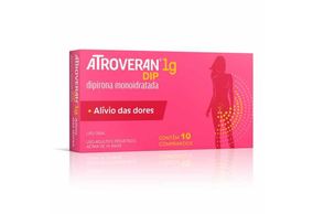 Atroveran Dip (Dipirona 1g) com 10 Comprimidos