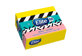 Lenços de Papel Softy's Elite Folha Dupla Sem Perfume com 100 Unidades