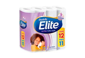 Papel Higiênico Elite Duallete Folha Dupla Ultra Leve 12 Pague 11
