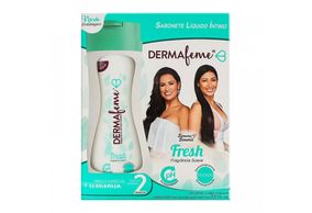 Kit sabonete Liquido Intimo Dermafeme Fresh 2 Frascos de 200Ml