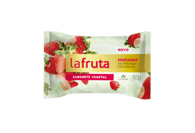 Sabonte Barra Vegetal  Morango La Flore com 150g