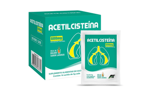 Acetilcisteína sache A2F CX/16 sachês
