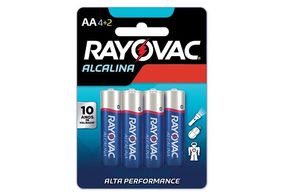 Pilha Rayovac Alcalina AA Pequena Azul 20866 1,5v Com 4 Unidades